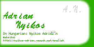 adrian nyikos business card